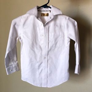 Class/Club Gold Label Boys White Button Down
